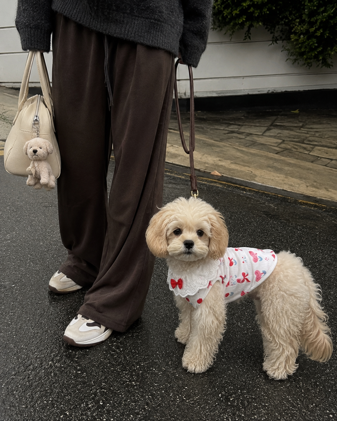 Bunny & Petals Ruffled Pet Vest