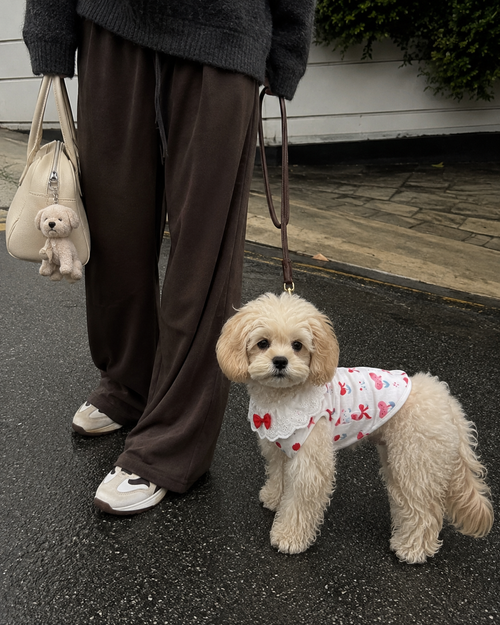 Bunny & Petals Ruffled Pet Vest