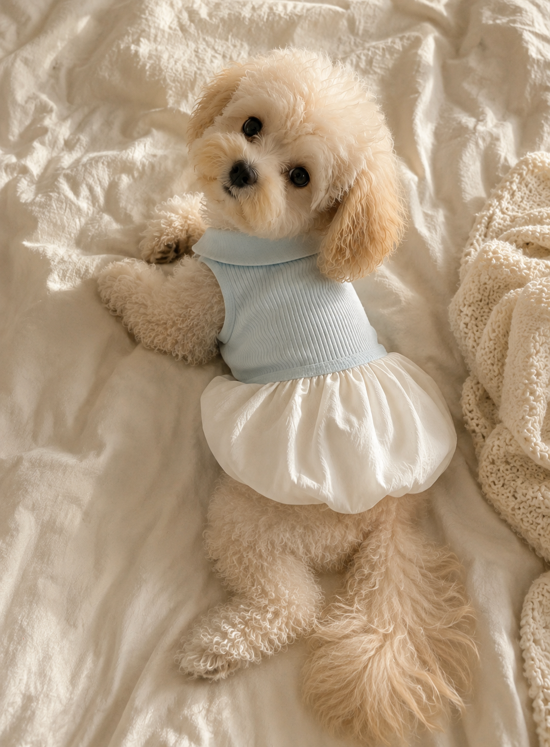Ruffled POLO Pet Dress