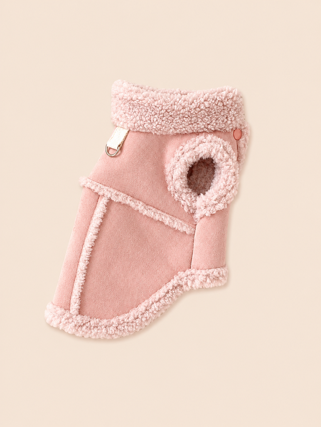 Fleece Vest with Built-in Harness Ring