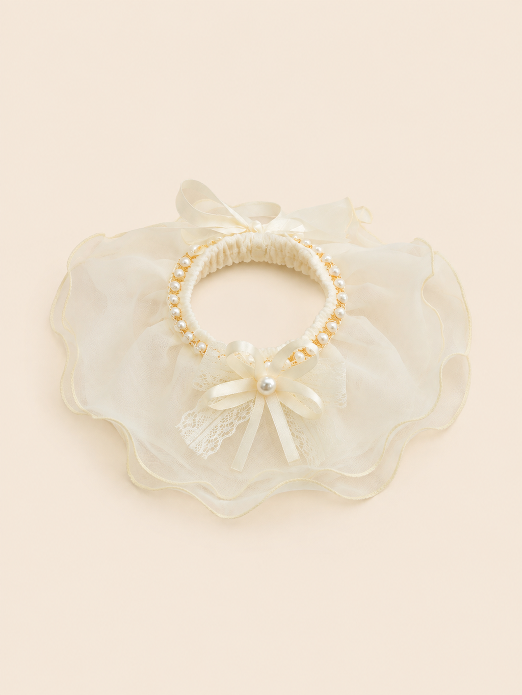Princess Bow Pet Collar