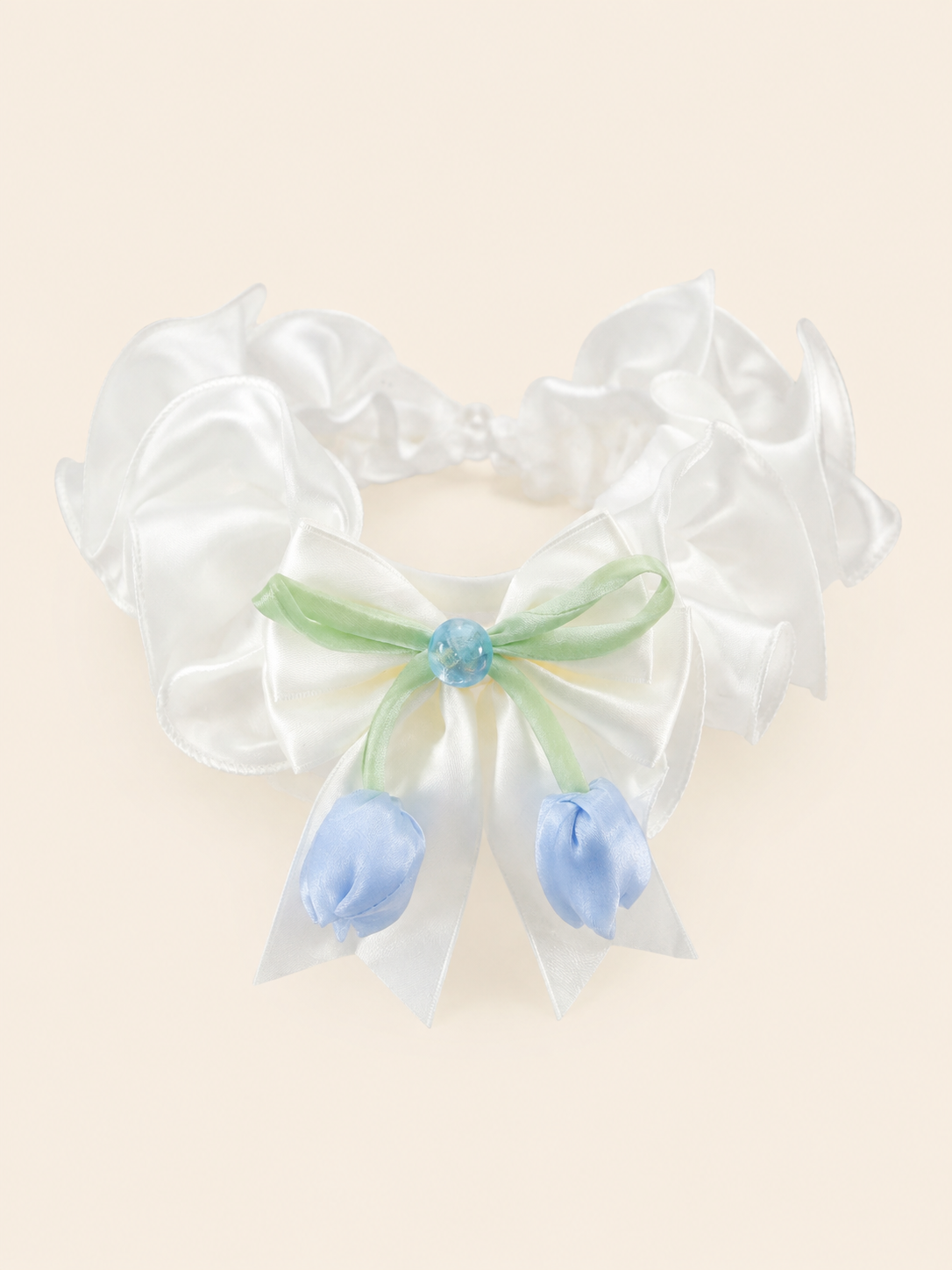 Fairy Blue Lily of the Valley Pet Collar