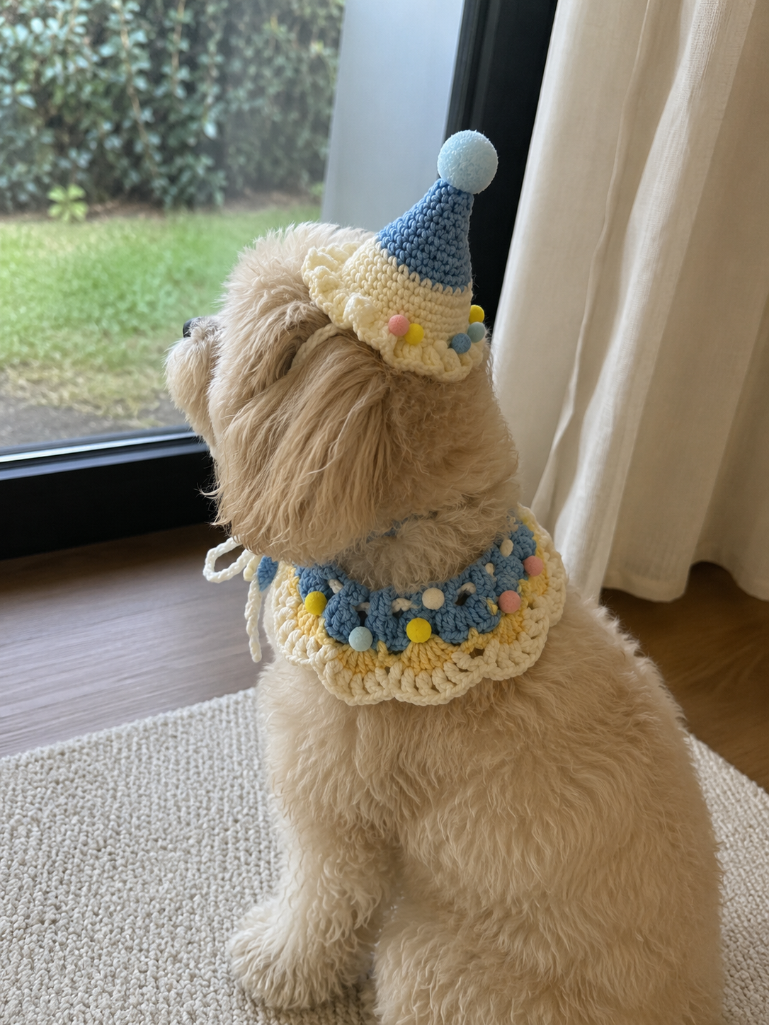 Little Sprinkle Crochet Hat & Bib Set 🍬