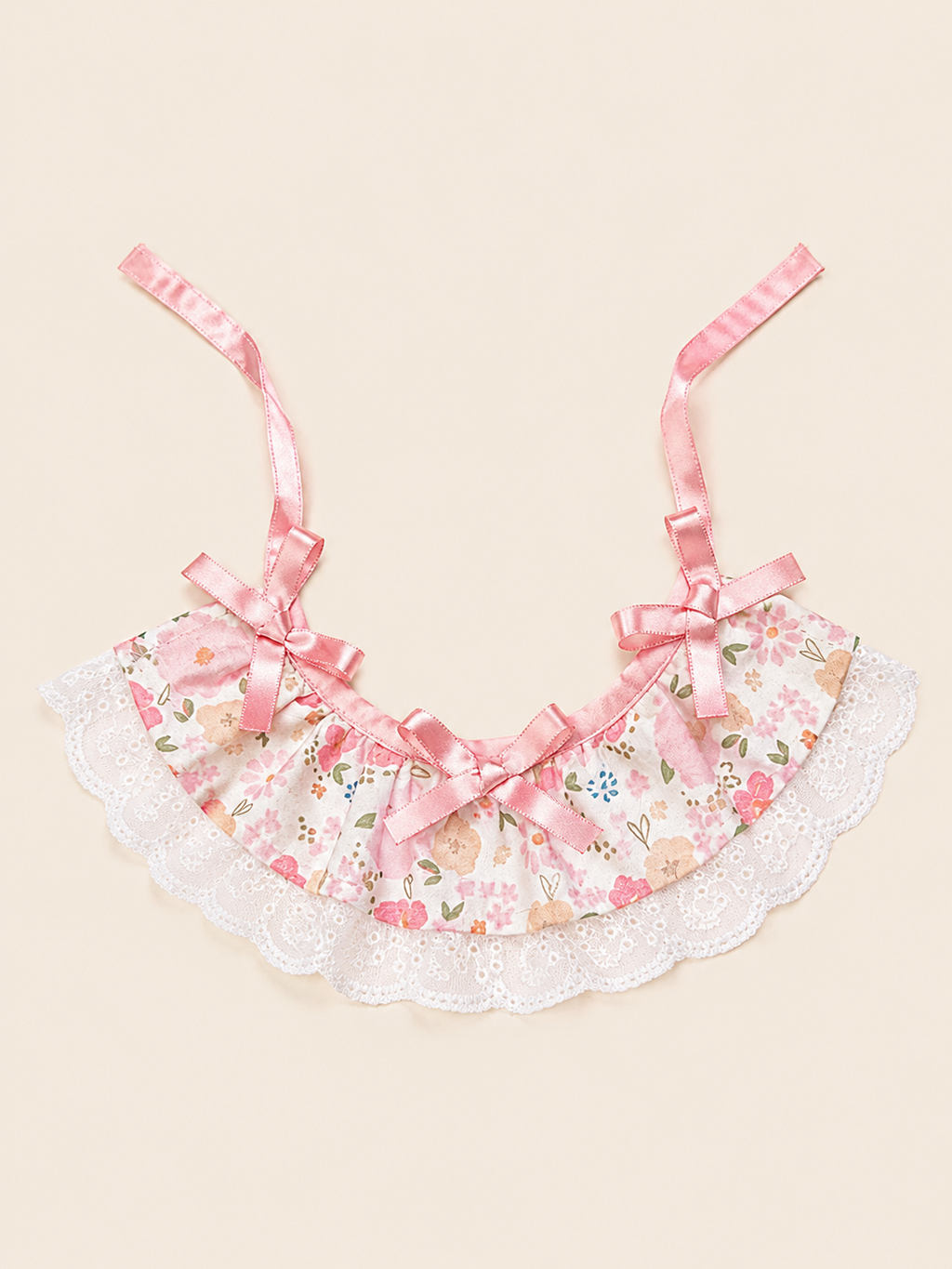🌸 Blossom Bowknot Princess Pet Bib
