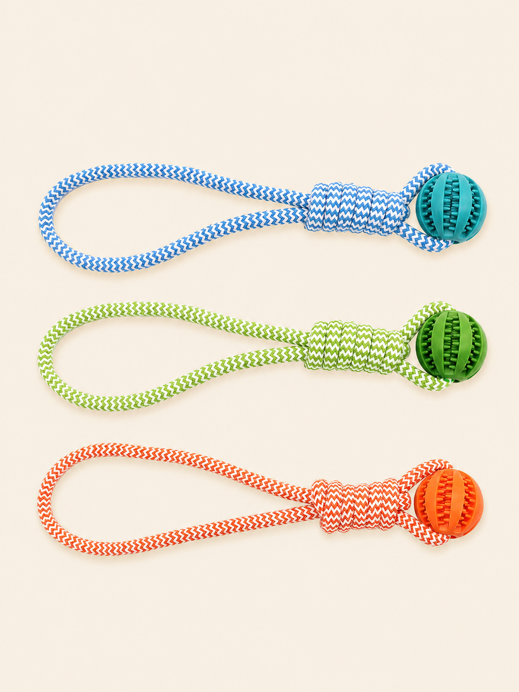 Pawsome Chew & Treat Rope Ball