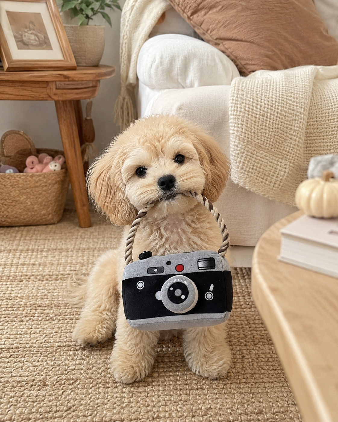 Pawsome Memories Squeaky Camera Toy